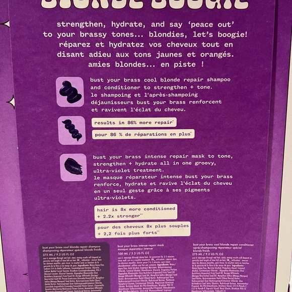 AMIKA multi piece set- Shampoo, conditioner and mask - Picture 3 of 5